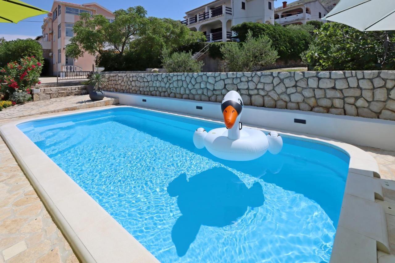Seaside Apartments With A Swimming Pool Pag - 6412 파그 외부 사진