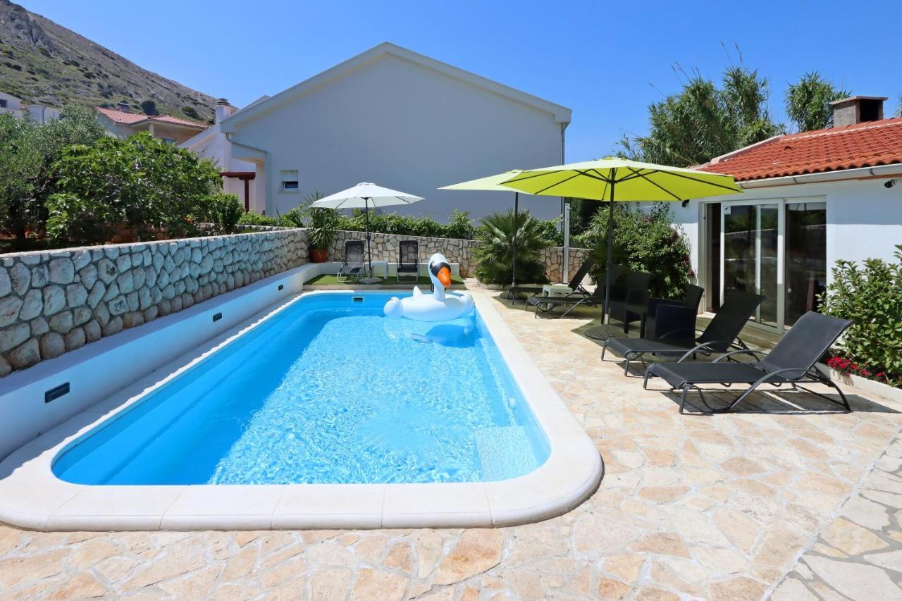 Seaside Apartments With A Swimming Pool Pag - 6412 파그 외부 사진